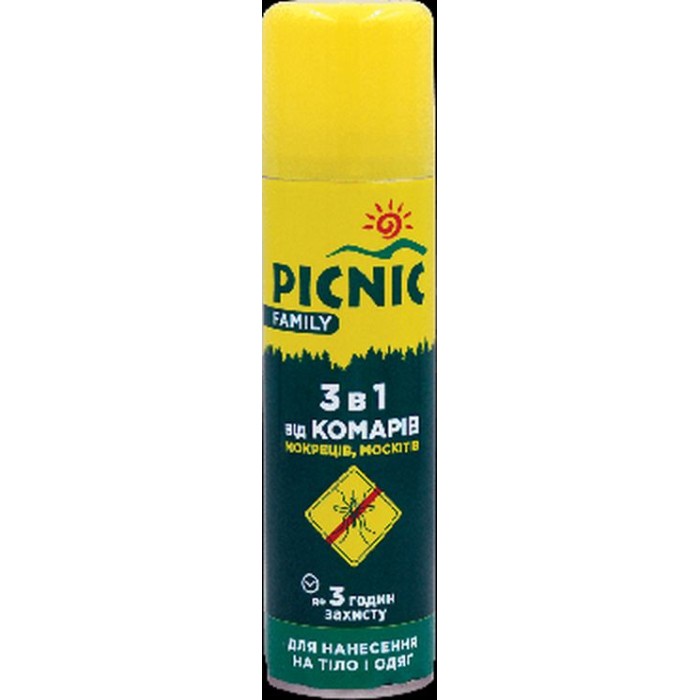 Аерозоль від комарів «Пікнік Сім'я» 125 мл