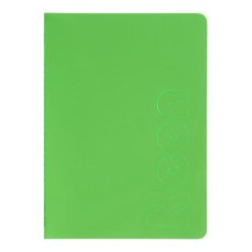 Блокнот «NEON» А5 на 80 аркушів у клітинку зтвердою ламінованою обклдаинкою, ТМ Buromax