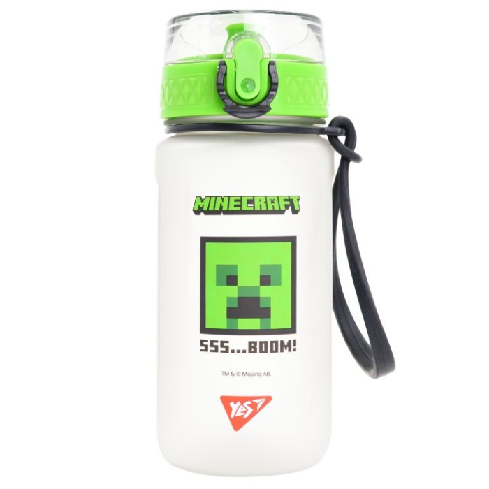 Пляшечка для води «Minecraft.Boom» 500 мл, ТМ Yes