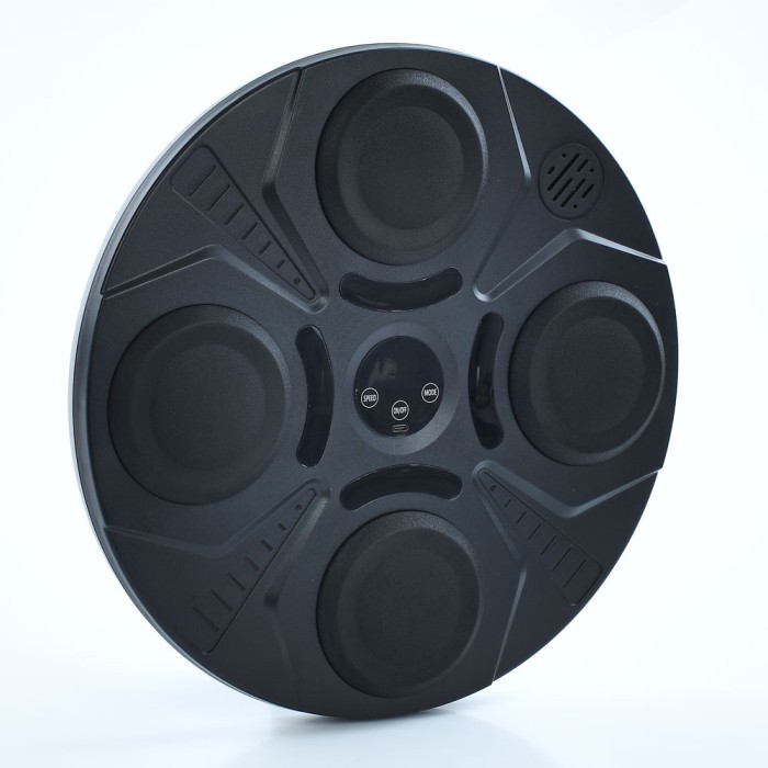 Настінний боксерський тренажер 36x36x4 см з 4 цілями музикою та світлом, на акумуляторі, 15 швидкостей та 15 режимів