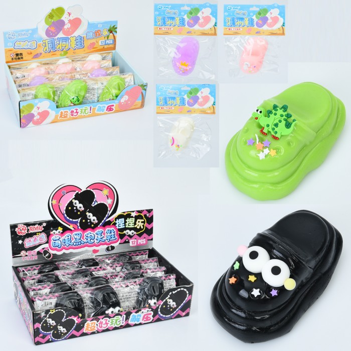 Антистрес «Крокси» 9х4,5 см, в асортименті, у пакеті, 12 шт у дисплеї 30х17,5х7 см