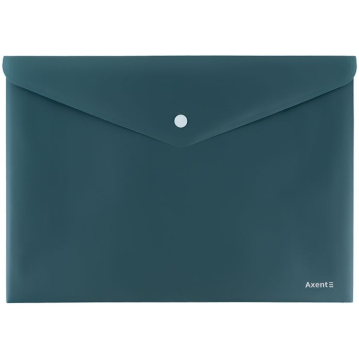 Папка на кнопці «Earth colors» А4 зелена, ТМ Axent
