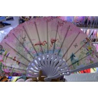 Віяло «Фламінго» 23 см, в асортименті, у пакеті