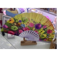 Віяло «Квіти» 23 см, в асортименті, у пакеті