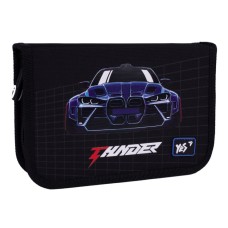 Пенал «My First Car» 21х13х3 см твердий одинарний з клапаном, HP-03, ТМ YES