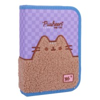 Пенал «Pusheen Playful» 21х13х3 см твердий одинарний з клапаном, HP-03, ТМ YES
