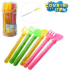 Мильні бульбашки «Меч» 27 см, в асортименті, 24 шт у дисплеї 27х13х13 см