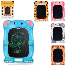 LCD-планшет для малювання «Тваринка» 15х21 см кольоровий, на батарейці, в асортименті, у коробці 15,5х21х1 см