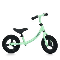 Біговел дитячий на алюмінієвій рамі з 2 колесами по 10 дюймів PU, м'ятний