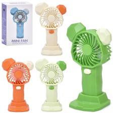 Вентилятор 14 см 2 в 1, на батарейці, в асортименті, у коробці 9х14х4,5 см