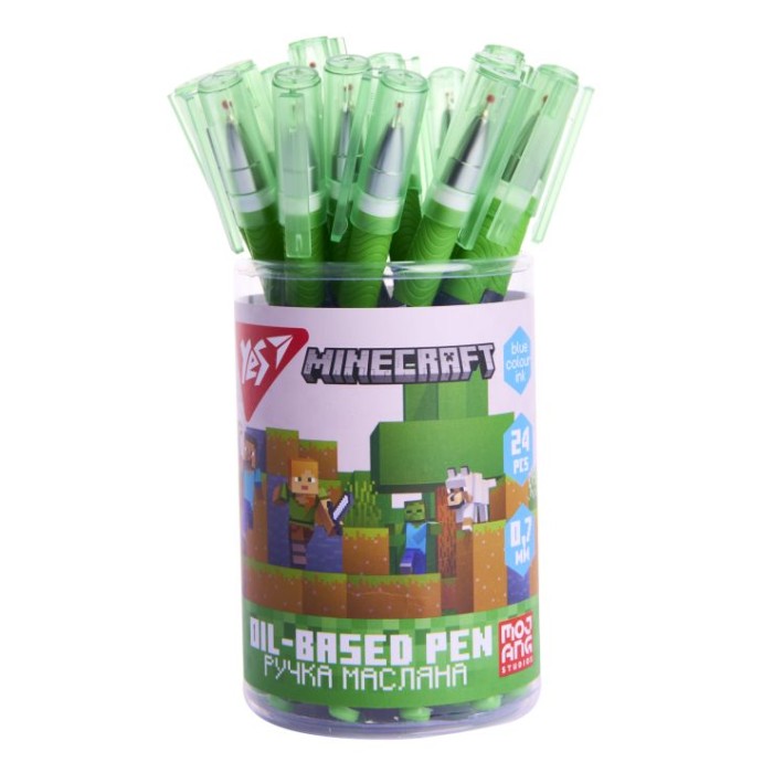 Ручка «Minecraft.Boom» кулькова синя 0,7 мм, ТМ Yes
