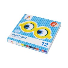 Пластилін дитячий «Мозаїка» на 12 кольорів 120 г, Гамма
