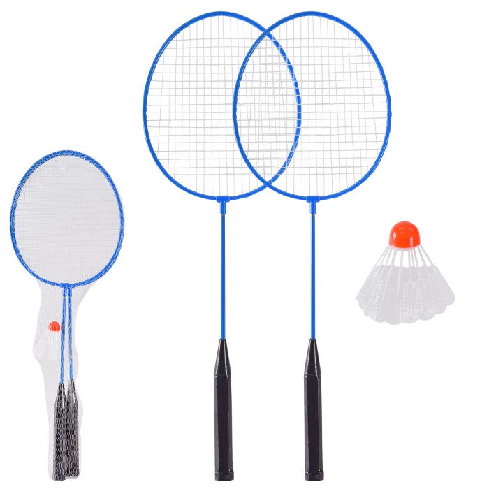 Набір для бадмінтону: 2 ракетки та волан, в сітці 65 см