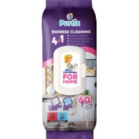 Вологі серветки «Purfix» універсальні для прибирання, 60 шт в упаковці