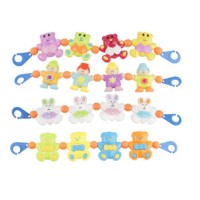 Брязкальце-розтяжка на ліжечко 50 см, в асортименті, у пакеті 8х33х4 см