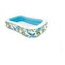 Басейн «Тропіки» 229х152х48 см надувний на 2 кільця, ТМ Intex