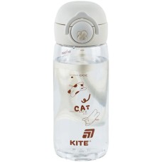 Пляшечка для води 480 мл біла, ТМ Kite