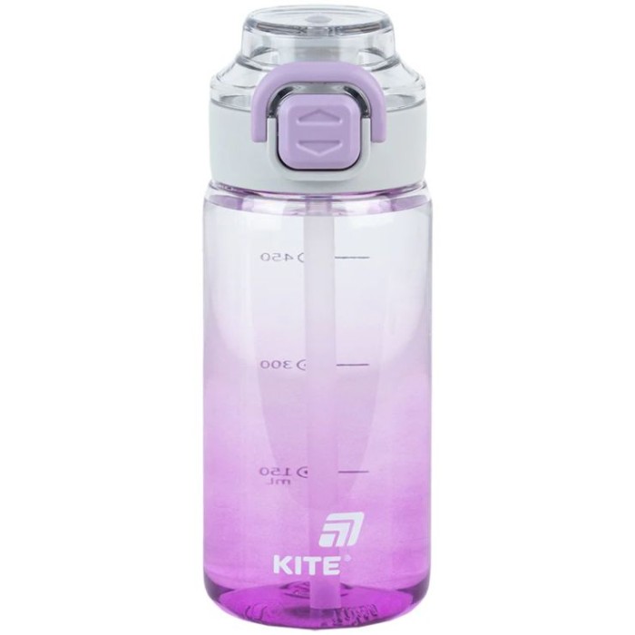Пляшечка для води 600 мл фіолетова, ТМ Kite