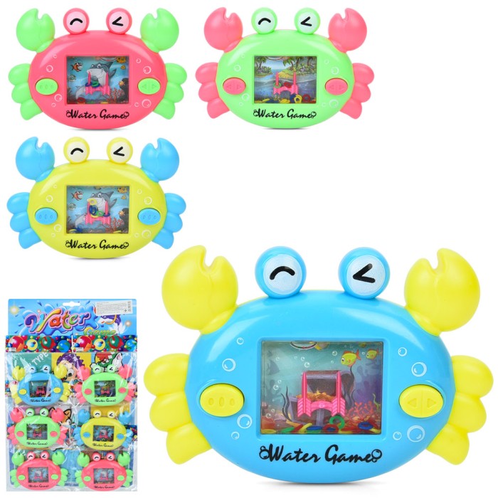 Водна гра «Краб» 14х9,5 см, в асортименті, у пакеті, 6 шт на планшетці 29х43,5х4 см