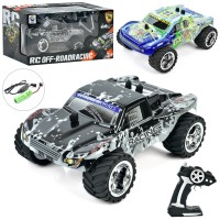 Машина 19 см р/к на акумуляторі 2,4 з гумовими колесами, USB та корпусом що не б'ється, в асортименті, у коробці 33х16,5х17 см.