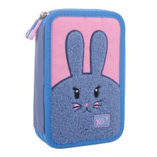 Пенал «Lovely Bunny» 13х21х4 см твердий подвійний, HP-01, ТМ YES