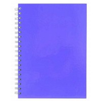 Зошит «PASTEL» з роздільниками В5 на 120 аркушів у клітинку на спіралі з пластиковою обкладинкою, бузковий, ТМ Buromax