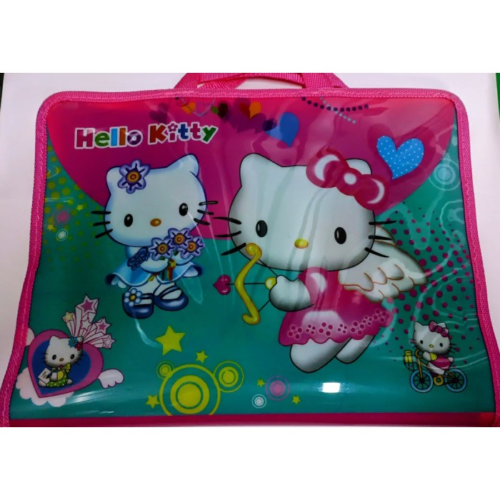 Сумка «DS» 35х26 см з тканиними ручками для дівчаток, в асортименті