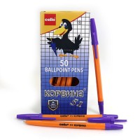 Ручка «Korvina» кулькова фіолетова