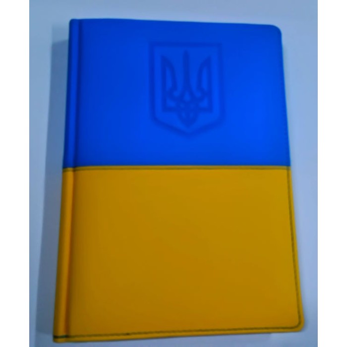 Щоденник недатований «Vienna» А5 на 168 аркушів жовто- блакитний, TM Brisk