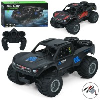 Джип 27 см 1:16 р/к на акумуляторі 2.4G 4WD їздить по воді, поворот на 360, надувні гумові колеса, USB-зарядка, в асортименті, у коробці 35х19,5х13 см