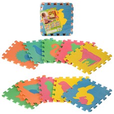 Килимок «Фігурки тварин» на 10 деталей з EVA, у пекеті 29х29х8 см