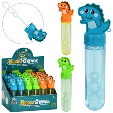 Мильні бульбашки «Динозавр» 13 см, в асортименті, по 24 шт у дисплеї 19,5х13,5х14,5 см