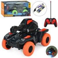 Танк 20 см р/к 2,4 Гц на акумуляторі зі світлом та USB, стріляє водяними кульками, на гумових колесах, в асортименті, у коробці 31,5х15х17 см.