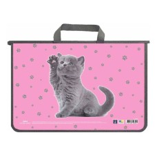 Папка-портфель А4 пластиковий на блискавці, ТМ MAXI