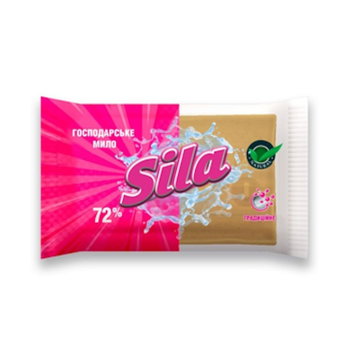 Мило господарське «Сила 72%» тверде 180 г, ТМ Sila