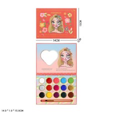 Аквагрим: палітра з пензликом, у коробці 14х1х15 см