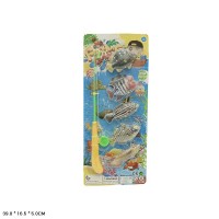 Набір для риболовлі магнітний: вудка та 5 рибок, на планшетці 39х16,5х5 см