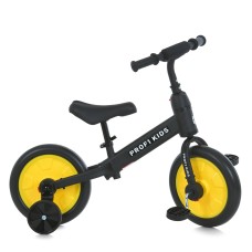 Біговел «PROFI KIDS» 2 в 1 з колесами 12 дюймів з EVA, педалями, додатковими колесами