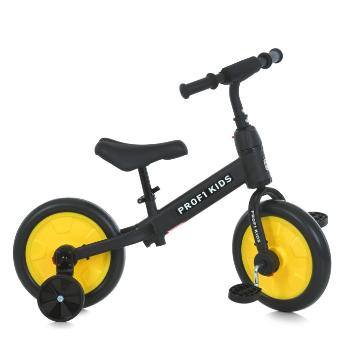 Біговел «PROFI KIDS» 2 в 1 з колесами 12 дюймів з EVA, педалями, додатковими колесами