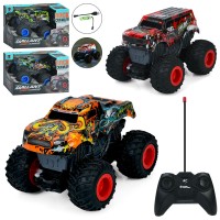Джип 17,5 см 1:20 р/к на акумуляторі зі світлом, гумовими колесами, USB та корпусом що не б`ється, в асортименті, у коробці 26,5х17х17 см
