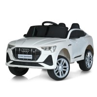 Машина р/к 2,4G на 4 мотора по 45W з акумулятором 12V 10AH, світлом, музикою, USB, MP3, TF, EVA, BLUETOOTH, шкіряним сидінням, білий.