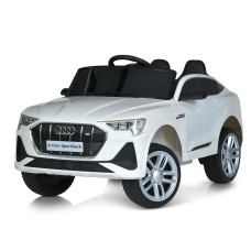 Машина р/к 2,4G на 4 мотора по 45W з акумулятором 12V 10AH, світлом, музикою, USB, MP3, TF, EVA, BLUETOOTH, шкіряним сидінням, білий.