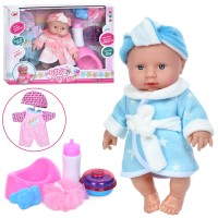 Лялька 23 см з одягом, пляшечкою, горщиком та аксесуарами, в асортименті, у коробці 37,5х27х9 см