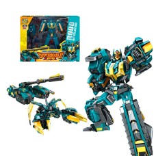 Трансформер «Робот-транспорт-зброя» 16 см, у коробці 29,5х22,5х10 см
