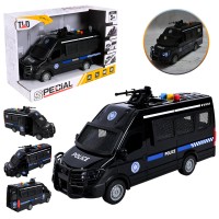 Машина «Поліція» 25 см зі світлом, звуком та дверима що відкриваються, на батарейці, у коробці 32х13х20 см