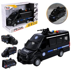 Машина «Поліція» 25 см зі світлом, звуком та дверима що відкриваються, на батарейці, у коробці 32х13х20 см