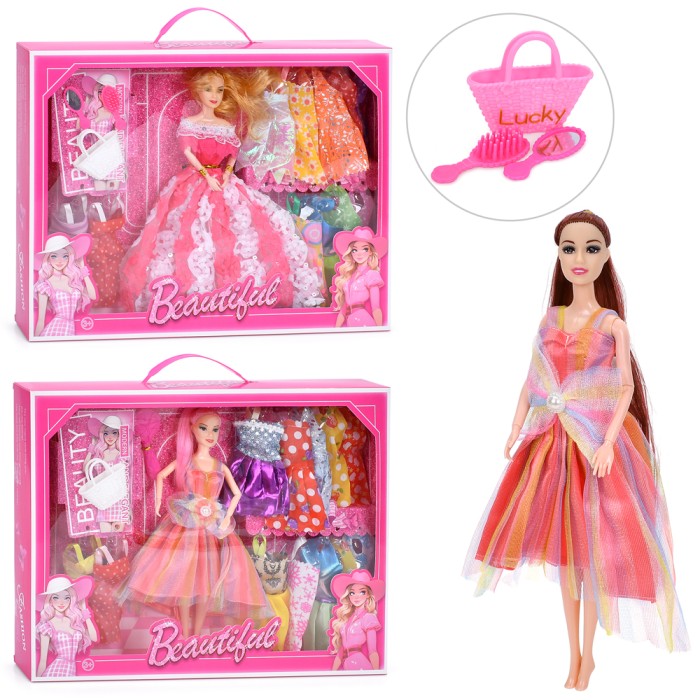 Лялька 29 см шарнірна з одягом та аксесуарами, в асортименті, у коробці 42х32,5х5,5 см