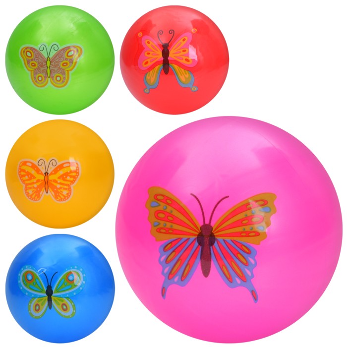 М'яч дитячий «Метелик» 9 дюймів вагою 57-60 г, в асортименті