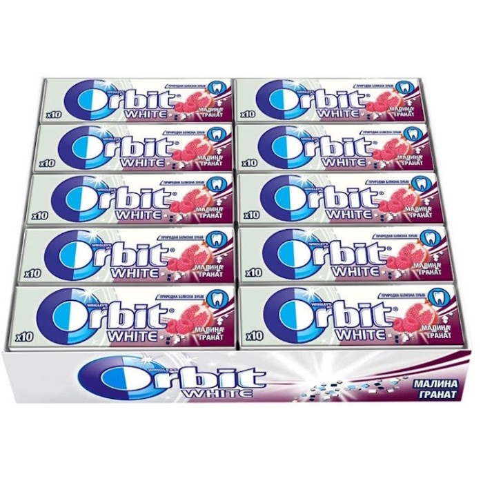 Жувальна гумка «Orbit. Малина-гранат» 14 г