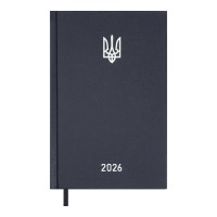 Щоденник датований «AIRY» A5 на 320 арушів з обкладинкою зі шкірзаму, синій, ТМ Buromax